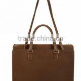 Men Genuine Leather Zipper Laptop Black Messenger Bag thumbnail-5