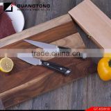 casting color wood handle big high quality steak knife set