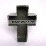 Natural Cross Garden Stone Flowerpot thumbnail-1