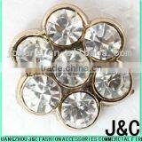 Rhineston Zamac Button