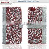 Diamond Wallet Leather Phone Case Cover for Huawei Ascend y g d u 8825 100 200 330 thumbnail-2