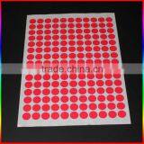 Custom Self Adhesive Round Fluorescent Sticker Paper With Colorful thumbnail-1