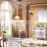 Modern High Quality Hotel Bathroom Cabinets Furniture in White WTS843 thumbnail-2