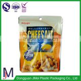 Resealable food grade custom printed heat seal plastic bag with zipper plastic for cookies and candy plastic