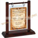 Hot Sale Wooden Clipboard Menu Holders/wood Menu Chalkboards for Restaurants/mini Chalkboard