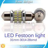 31mm Festoon Lighting Car Led Light 28 Smd Led Light 3014 Led Festoon Led Bulb