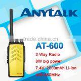 High Power 8W AT-600 UHF400-480Mhz Two Way Radio