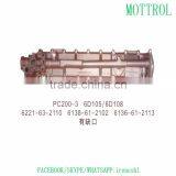 6138-61-2102 Oil Cooler COVER FITS FOR PC300-5 PC300-6 PC350-5 PC360-6 6D108 thumbnail-1