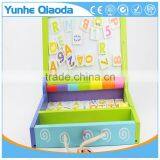 Early Learning Wooden Alphabet Teaching Magnetic Wooden Box thumbnail-2