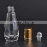 12ml Empty Bowling Shaped Stainless Steel Roller Clear Glass Roll on Deodorant Bottle for Perfume Packaging thumbnail-5