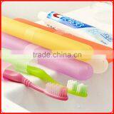 Portable Candy Color Mini ABS ToothBrush Box Case Traveling Toothbrush Storage Box Holder Toothvrush Covers thumbnail-1
