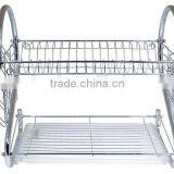 Hot Sale 2 Tier Kitchen Metal Corner Dish Rack thumbnail-3