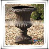 Hot Sale Different Types Fiberglass Roman Style Flower Pot thumbnail-1