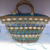 Natural Seagrass Handmade Fashion Hand Bag thumbnail-1