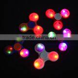LED Hand Spinner Toys, Finger Spinner ,Tri Fidget Spinner With LED Light