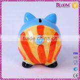 New Design of Hand Painted Ceramic Custom Coin Bank thumbnail-3