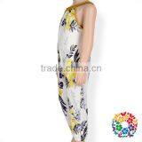 Boutique Children Clothes Jumpsuit Cheap Ruffle Neck One Piece Baby Girl Romper thumbnail-1