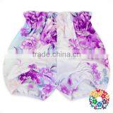 Girls Boutique Summer New Fashion Singlet Two Pieces Outfits Purple Flower Clothing Set thumbnail-5