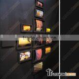 Wooden 3D Sticker Rectangular 3D Wall Decoration Wall Decoration