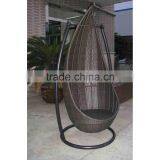 Cheap Outdoor Rattan Hammock Swing Chair With Cushion thumbnail-4