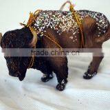 Resin Mini Yak Animal Statue for Home Decor thumbnail-1