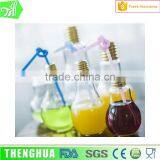 Factory Supply Screw Alu.Cap Wholesale Plastic Drinking Beverage Bottle Light Bulb Juice Bottle thumbnail-1