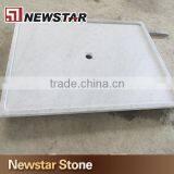 Cararra White Marble Shower Tray, Stone Shower Base thumbnail-1