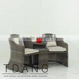 Cheap Antique Wicker Love Seat With Ottoman - New Design Wicker Love Seat Bench thumbnail-3