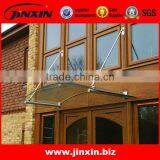 Modern Design Outdoor Tempered Glass Canopy thumbnail-1