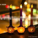 Sales Promotion Acrylic Halloween Decoration Pumpkin Shape Led Candle thumbnail-6