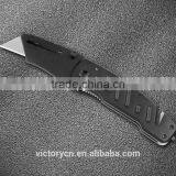 Black Utility Paper Cutter Make of 3Cr14 Stainless Steel With Glass Breaker YJ-151A thumbnail-1