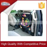 Car back seat organizer with tray for kids