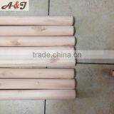 Wood Color Broom Stick With Metal Screw thumbnail-1