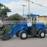 1.8t loading Machine 4WD hydraulic Drive ZL18 wheel loader with Joystick / Quick hitch / CE