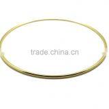 Round Ring With High Quality Butt Welded, Bright Brass Color Metal O Ring, Steel Wire Rings ID 10" thumbnail-2
