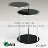 swivel glass coffee table