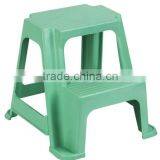 2-Step Plastic Stool With Non-Slip Step Treads, Double Step Stool thumbnail-3