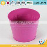 Decorative Plant Pot Covers Outdoor Metal Garden Galvanised Plant Pots thumbnail-2