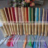 Black Color Lace Wedding Fan thumbnail-5