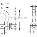ATLI SKC-S6-G2130BX Factory Price Screw Pin Anchor Shackle/bow Shackle thumbnail-2