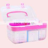 Small Size and Easy- Carrying Plastic Medicinal Box With Compartments thumbnail-5