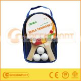 table tennis set/two balls/carrybag packing