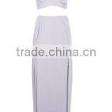 2017 Summer Newest Two Split Two Piece Dress Sexy Party Maxi Dress thumbnail-4