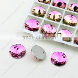 Best Selling Sew on Rhinestone! Round Flatback Crystal Rhinestones,sewing on Dresses/clothing/jewelry/shoes/bags thumbnail-1