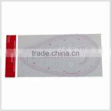 Kearing Brand 60cm Flexible 1.2mm Thickness French Tailor Ruler for Fashion Design#6460