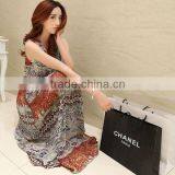 Bohemian Floral Summer Chiffon Dress thumbnail-1