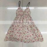 Women Flower Printed Fancy Chiffon Dress Stocklots thumbnail-1