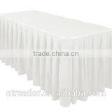 2016 Hot Cake White Fitted Table Skirts for Sale thumbnail-1