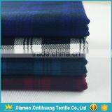 Wholesale New Fashion 40S Brushed 100 Cotton Yarn Dyed Twill Plaid Fabric for Shirt thumbnail-1