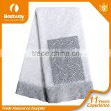 Hot Sale Heavy African Embriodery Swiss Voile Lace SL0411-1 thumbnail-5